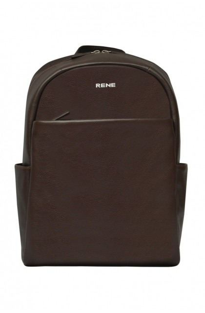 GENUINE LEATHER BROWN BACK PACK