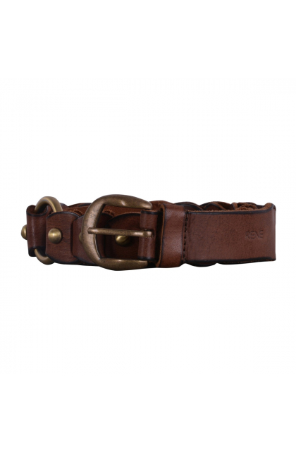 Women Brown  Genuine Leather Casual Belt