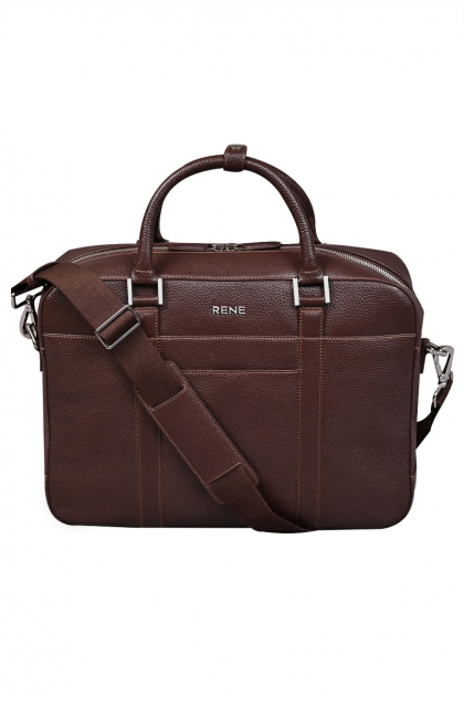 GENUINE LEATHER BROWN PROFESSIONAL BAG
