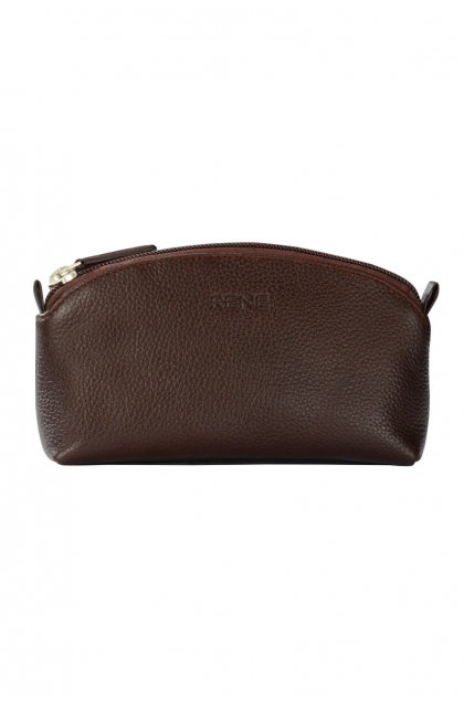 Genuine Leather Brown Pouch