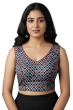 Blue Ajrak Printed Blouse
