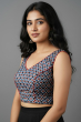 Blue Ajrak Printed Blouse