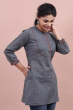 Grey Cotton Kurti