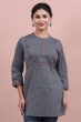Grey Cotton Kurti