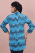 Blue Ikkat Tunic