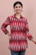 Maroon Ikkat Tunic