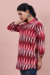 Maroon Ikkat Tunic