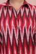 Maroon Ikkat Tunic
