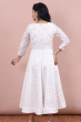 White Chanderi Exclusive Long Dress