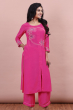 Pink Exclusive Muslin Pant Set
