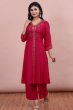 Fuchsia Exclusive Dola Silk Pant Set