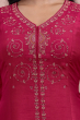 Fuchsia Exclusive Dola Silk Pant Set