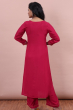 Red Exclusive Muslin Pant Set