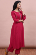 Red Exclusive Muslin Pant Set
