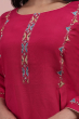 Red Exclusive Muslin Pant Set