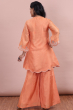 Orange Exclusive Dola Silk Pant SET