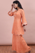 Orange Exclusive Dola Silk Pant SET