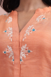 Orange Exclusive Dola Silk Pant SET