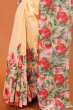 Yellow Chanderi Digital Print Saree