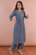 Grey Exclusive Maslin Pant Set