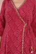 Red Exclusive Chiffon Printed Sharara Set