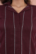 Maroon Cotton Printed Pant Set