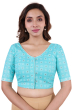 Seagreen Printed Blouse