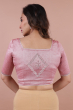 Pink Jaquard Woven Blouse