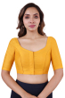 Yellow Cotton Slub Blouse