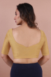 Beige Cotton Slub Blouse