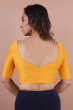 Yellow Cotton Slub Blouse