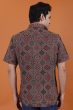 Multicolor Cotton Printed Ajrak Half Shirt