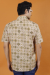 Green Digital Printed Half Shirt