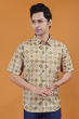 Green Digital Printed Half Shirt