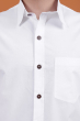 White Cotton Full Shirt
