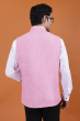 Pink Cotton Ethnic Jacket