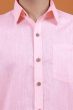 Pink Linen Full Shirt