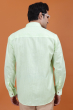 Green Linen Full Shirt