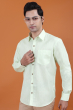 Green Linen Full Shirt