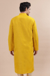 Yellow Cotton Long Kurta