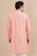 Orange Cotton Long Kurta