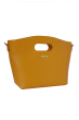 BOW SHOULDER HAND BAG YELLOW