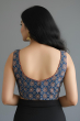 Blue Ajrak Printed Blouse