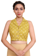  Yellow Flex Printed Blouse