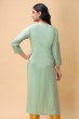 GREEN RAYON LONG KAMEEZ