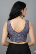 Blue Ajrak Printed Blouse