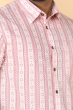 PINK COTTON PRINTED HALF SHIRT