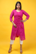 Pink CHIKON Exclusive Long KAMEEZ
