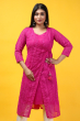 Pink CHIKON Exclusive Long KAMEEZ