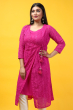 Pink CHIKON Exclusive Long KAMEEZ